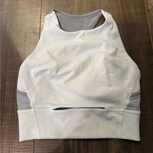 Women's White Sports Bra